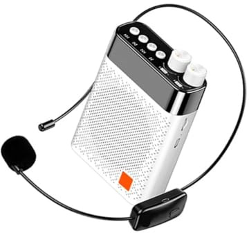Amplificador de Voz, Megáfono inalámbrico K7 UHF, altavoz con pantalla LED, amplificador de voz, micrófono, conexión de disco U