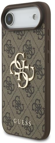 CG MOBILE Guess 4G Groß Logo Hülle für iPhone 17 Air (Braun)