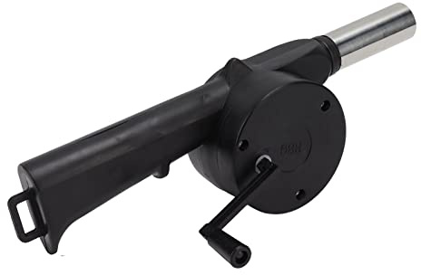 Yechiry Soplador de Manivela, Ventilador de Ventilador de Barbacoa de Cocina Al Aire Libre, Portátil y Liviano, Fuelle de Barbacoa Manual para Picnic, Estufa de Campamento, Chimenea, Hoguera