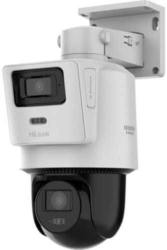 HiLook PoE IP Überwachungskamera aussen 4MP SD ohne WLAN Nachtsicht IP67 | microSD-Speicherung, App-Zugriff, Bewegungserkennung, Netzwerkkabel-Betrieb und Außenbereich