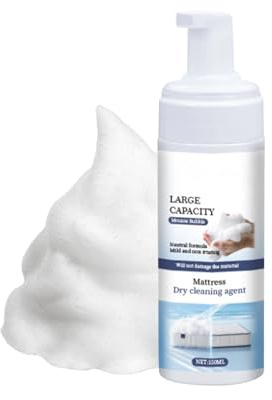 Fleckenentferner für Matratzen, 150 ml, Reinigungsschaum ohne Schrubben – entfernt gelbe Flecken ohne Schrubben – für Sofa, Zuhause, Schlafsaal, Hotel und Restaurant
