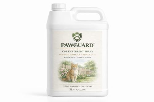 Wilson inc Paw Guard Cat Repellent Spray – Natural, Safe & Humane Cat Deterrent for Home and Garden (5ltr)