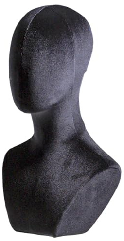 Sharplace Présentoir pour tête de mannequin, perruque, bonnet, chapeau, serre-tête, collier, etc. Portable, stable et Porte-perruque portable et, Style C
