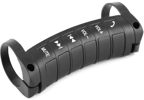 SUNGOOYUE Control Remoto Universal para Volante, Controlador de Botón Inalámbrico ABS PU con Teclas Personalizables, Fácil Instalación para Navegación con Reproductor de DVD para Automóvil, para
