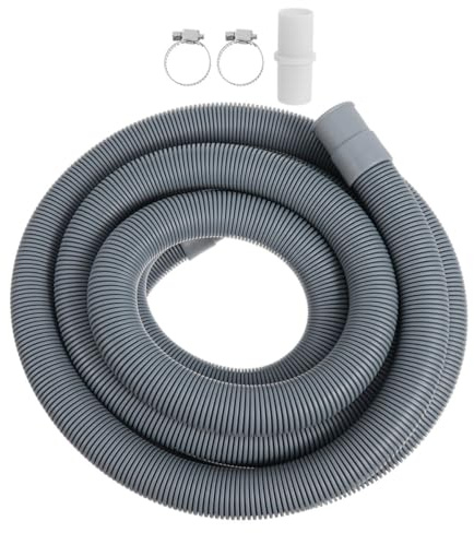 WOONEKY 1set Washing Machine Drain Hose Extension Kit Flexible No-Kink Washer Discharge Pipe Water Drainage Accessory for Home Installation