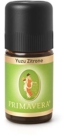 PRIMAVERA Ätherisches Öl Yuzu Zitrone 5 ml Vegan - Aromaöl, Duftöl, Aromatherapie – erheiternd, vitalisierend