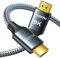 ARISKEEN 8K HDMI 2.1 Cable 2.5M, High-Speed 48Gbps HDMI 2.1 Cable, Supports 8K@60HZ, 4K@120Hz, Compatible with PS5/4 TV Monitor Blu-ray Soundbar DVD Laptop