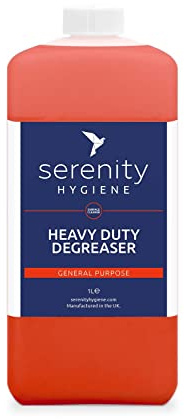 Serenity Hygiene Heavy Duty Multipurpose Concentrated Degreaser 1 Litre, Red