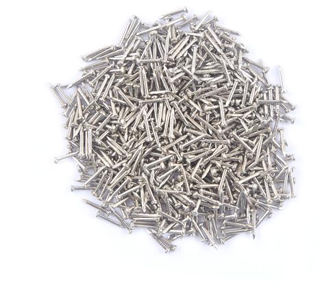 huruirui 1 * 10mm Piccoli Chiodi Chiodo di Ferro per Foto Chiodi per Foto Appese Lavorazione Del Legno Mobili Fai Da Te Chiodi Decorativi Piccolo Argento 500 pz