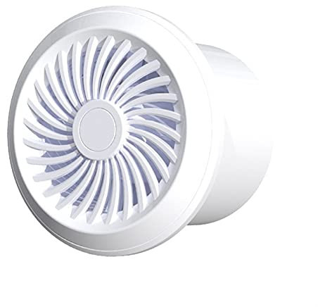 Exhaust Fan 46 Exhaust Fan Adjustable Speed Duct Fan Kitchen Window Airflow Air Cleaning Fan Ventilator Attic Pipe Ventilation Extractor with Remote Control Vent Fan ( Size : 4 inches with switch an