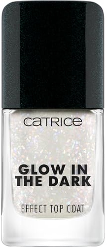 Catrice Glow In The Dark Effect Top Coat, Überlack, Nr. 020, Mehrfarbig, glitzernd, vegan, ohne Mikroplastikpartikel, ohne Konservierungsstoffe, ohne Parfüm, 1er Pack (10.5ml)
