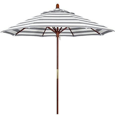 NSTVVEE Parasol de Jardin Parasol Parasol d'extérieur à Rayures pour Patio de Jardin au Bord de la Piscine, pelouse de Plage, Grand Parasol imperméable Anti-UV, Parasol de Table de marché