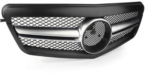 Haubengitter Für Benz E-Klasse W212 S212 2010 2011 2012 2013 Kühlergrill Sport Kühlergrill Matt Schwarz ABS Kunststoff Racing-Kühlergrill