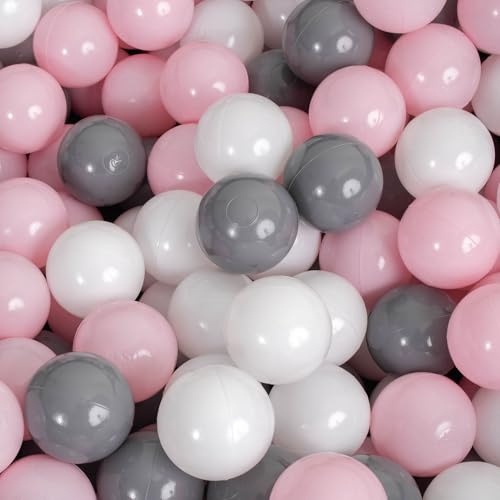 H&F Heimtextilien 200 Bälle für Bällebad Ø 7 cm – Bunte Plastikbälle für Kinder & Babys – Weiche & langlebige Spielbälle – BPA-frei & schadstofffrei – Perfekt für Spielzelt, Hüpfburg & Garten