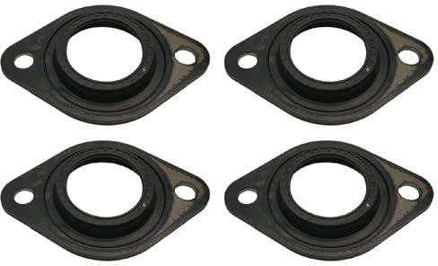 Hajus 1450012001 4x Dichtung Zylinderkopfabdeckung Ventildeckeldichtung 97305715 kompatibel mit Opel Astra G H Combo Corsa C Meriva 1.7 CDTi