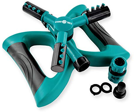 Segomo Tools 360 Grad Automatisch rotierender Garten Rasensprinkler Bewässerungssystem – GS360