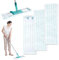 Tapvai 3 Pack Ersatz-Wischbezüge für Leifheit Profi XL/Leifheit Profi/ Micro Duo und andere Mopps,Bodenwischer Ersatzbezug mit 2-Faser-System,Flecken schnell entfernen,for All Floor