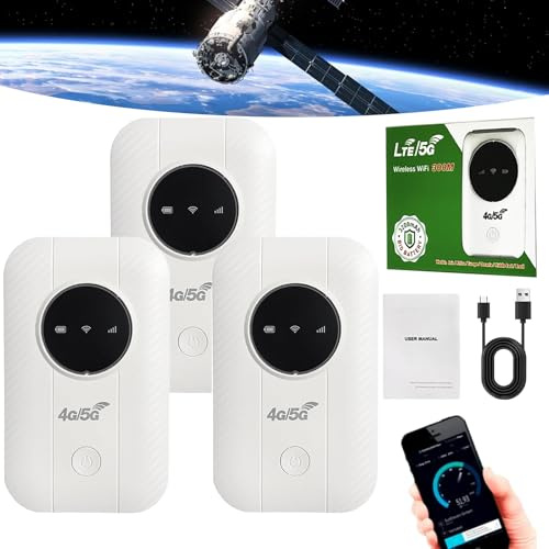 Ultralink Pocket Router, Ultralink Pocket WiFi, Ultralink Pocket [Free Internet in Your Pocket], Ultra Link Free WiFi Router Unlimited Satellite Internet, High Speed Smart Router for Anywhere (3Pcs)