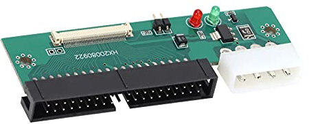Juroupi CE ZIF to IDE Adapter 1.8 Inch CE ZIF Micro Drive to 3.5 Inch IDE 40 Pin Adapter with 2 Flat Cables