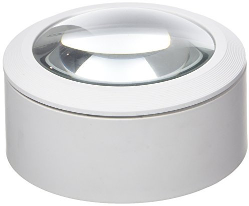 Lightcraft LC1875 LED Dome Magnifier - White