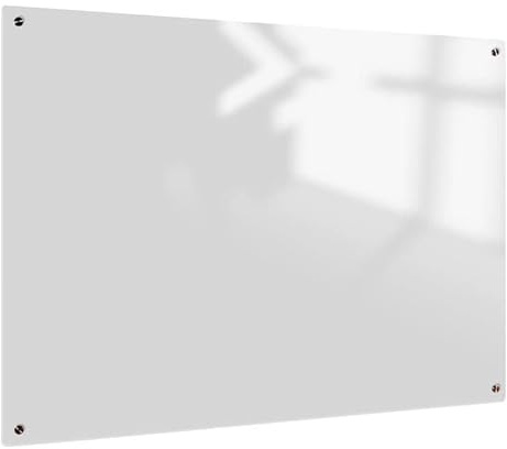 Whiteboard Glas Solid Weiß Magnetisch 45x60 cm | Sam Creative Whiteboard | Design Whiteboard aus Glas