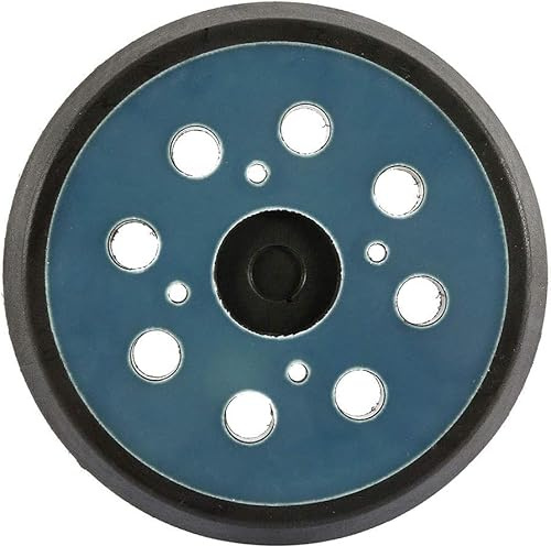 Platorello Strappo 125 mm di 8 Fori Platorello per Smerigliatrice Platorello per Levigatrice Lucidatura ad Alta Velocità Levigatrice a Disco e Secco (1pcs, 8 fori 4 chiodi)