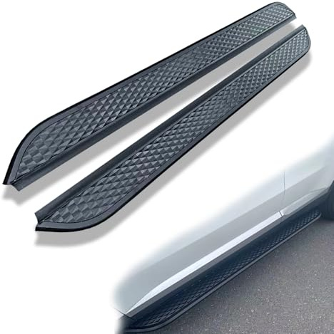 2 pedane laterali per JEEP Cherokee 2014-2023, SUV, pedane laterali NerfBar in alluminio, accessori per pedali (con staffe)