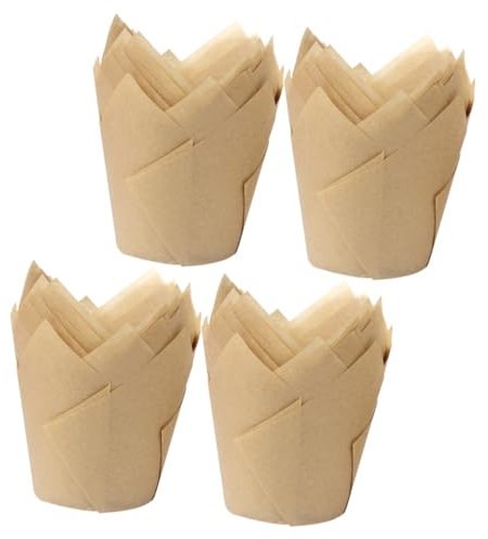 Cabilock Capacillos Para Pasteles Envoltorios De Papel Para Muffins Taza De Pastel De Alta Resistencia a Temperaturas