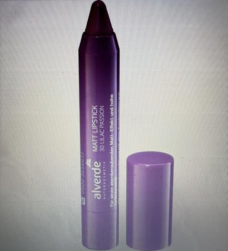 alverde Natural Cosmetics Lipstick Matt 30 Lilac Passion, 3.17 g