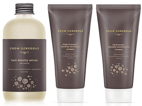 Grow Gorgeous Hair Density Serum Intense 60 ml, Density Shampoo Intense 190 ml und Hyaluronic Density Conditioner 190 ml