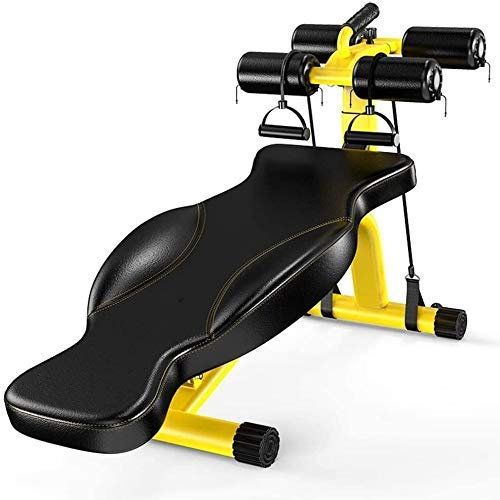 Xiaoxu Langlebige, stabile Hantelbänke für das Heim-Fitnessstudio, zusammenklappbare Hantelbank, knarrende Fitnessgeräte, Multifunktions-Bauchtrainer mit Hantelhockern für Heim-Männer
