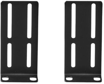 Ieron 2PCS 88mm Rack Mount Kit Universal Adjustable Rack Ears Mount Adjustable Hole Distance 29-40mm For 19 Inch Switches