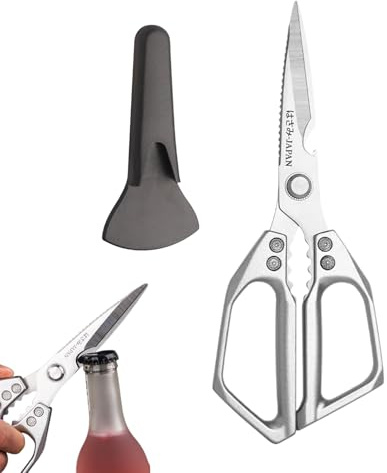 Ciseaux de cuisine pour aliments, ciseaux à viande haute résistance | Acier inoxydable Outils de coupe multifonctions pour volailles, viande, poisson, légumes