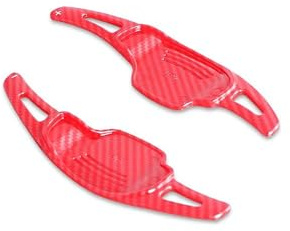 NBHGFF Paleta Cambio Coche Para Buick Para Regal GS 2011 2012 2013 2014 2015 2016-2018 Para LaCrosse Para GL8 2017 2018 Paletas Cambio Volante Coche(Carbon red)