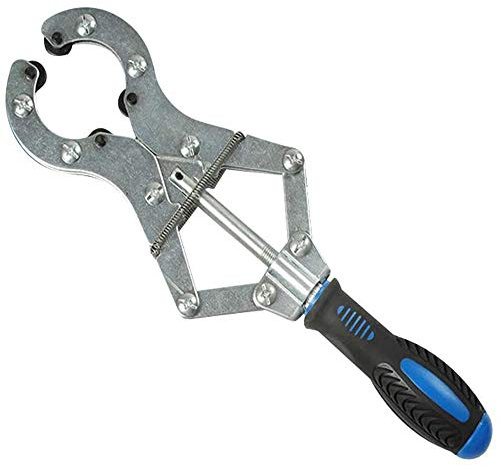 JHYM Auspuff und Auspuffendrohr Schneider, Profi-Auspuff Schnellschneider Werkzeug, Kohlenstoffstahl-Rohrschneider mit 4 PC-Blades, 2-5 Zoll-Netter Bereich - für Auto Reparatur
