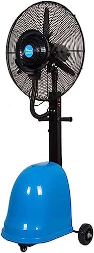 Ventilador/Ventilador de servicio pesado Potente ventilador de refrigeración oscilante Ventilador de nebulización de humidificación silencioso/industrial/Ventilador de pedestal de pie, for uso comerci
