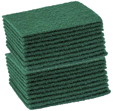 HOMESHOPA Heavy Duty Scourer Pads, 20 Pack Multipurpose Kitchen & Household Cleaning Scrubber Sponge For Effortless Cleaning in Kitchen, Home, Office - Dishes, Pots, Barbeque, Pan and More