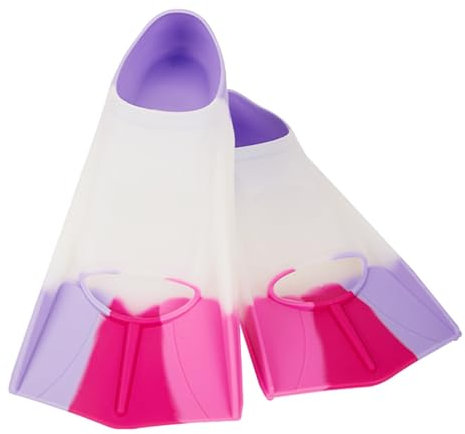 Itkcozcg Professionelle Schwimmflosse aus Silikon, Schwimmflosse in Reisegröße, kurze Schnorchelflosse für Schoß, Schwimmbad