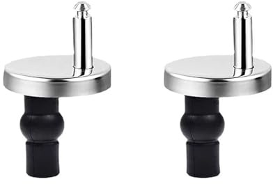 2 Packs Quick Release Toilet Seat Hinges, Toilet seat Fittings,Soft Close Toilet Seat Hinges,Toilet seat fixings,Durable Top Fix Blind Hole Fittings, for Easy Installation in WC Toilets
