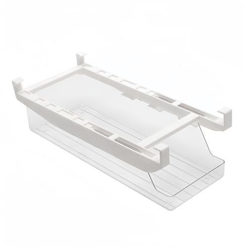 HOMTERN Organisateurs de réfrigérateur, organisateur de tiroir de cuisine, rangement de boissons, rangement de tiroir suspendu pour réfrigérateur, réglable, rangement de boissons pour réfrigérateur,