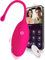 Vibradorador Mujer Juguetes Sexuales Vibrador Mando Distancia con APP 9 Modos Vibradores Consoladores.. para Mujer con Huevo Vibración con Mando Bolas Chinas Vibradorador Clítoris (Rojo)