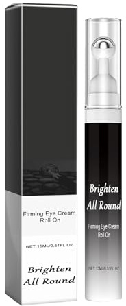 Mnozreo Crème des Yeux Cernes et Poches,Crème pour les Yeux Roll Care Contour Anti Ride,Soin Contour avec Rouleau Anti Cernes et Rides,15ML