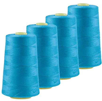 4 x 4572m Qualitäts Overlock-Garn Overlock-Nähgarn Oeko-Tex Farbe 821-860