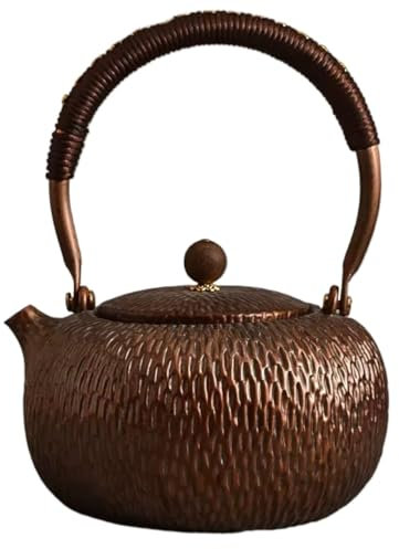 ALturN Teiera in ghisa, bollitore for teiera, teiera Giapponese con infusore a Foglia Sfusa, bollitore for fornello Rivestito for Interni con Design di Grandi capacità
