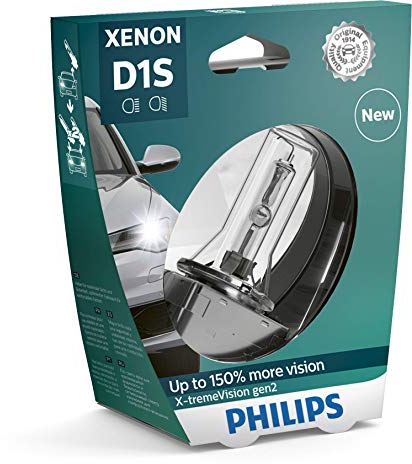 Philips 85415XV2S1 X-tremeVision gen2 Xenon headlight bulb D1S, single blister