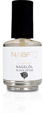 N&BF Comfort Nagelöl mit Duft 12ml | Nährstoffreiche Pflege für Nagel und Nagelhaut auf natürlicher Basis | Repair and Protect Öl unterstützt optimal bei der Regeneration der Fingernägel (Black Opium)