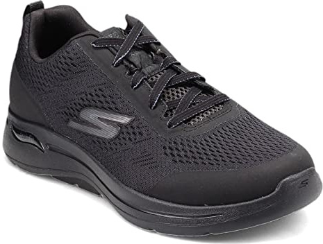 Skechers Mens Gowalk Arch Fit-athletic Workout Walking Shoe With Air Cooled Foam Sneaker, Black, 9 X-Wide US
