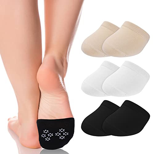Yolev 9 Paia Calzini Antiscivolo per l'avampiede Calzini Invisibili a Pois in Silicone Calzini per le Dita Calzini per Ballerine da Donna Calzini con Tacco Alto