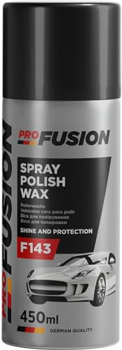ProFusion Cera Rápida en Spray para Coches Carnauba - Brillo y Protección - Abrillantador Coche - F143 Polish Wax 450 ml (1)