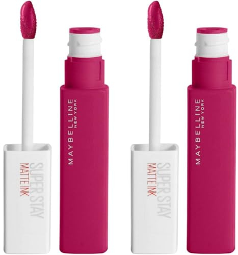 Maybelline New York Super Stay Matte Ink Lippenstift Nr. 120 Artist, 5 ml (Packung mit 2)